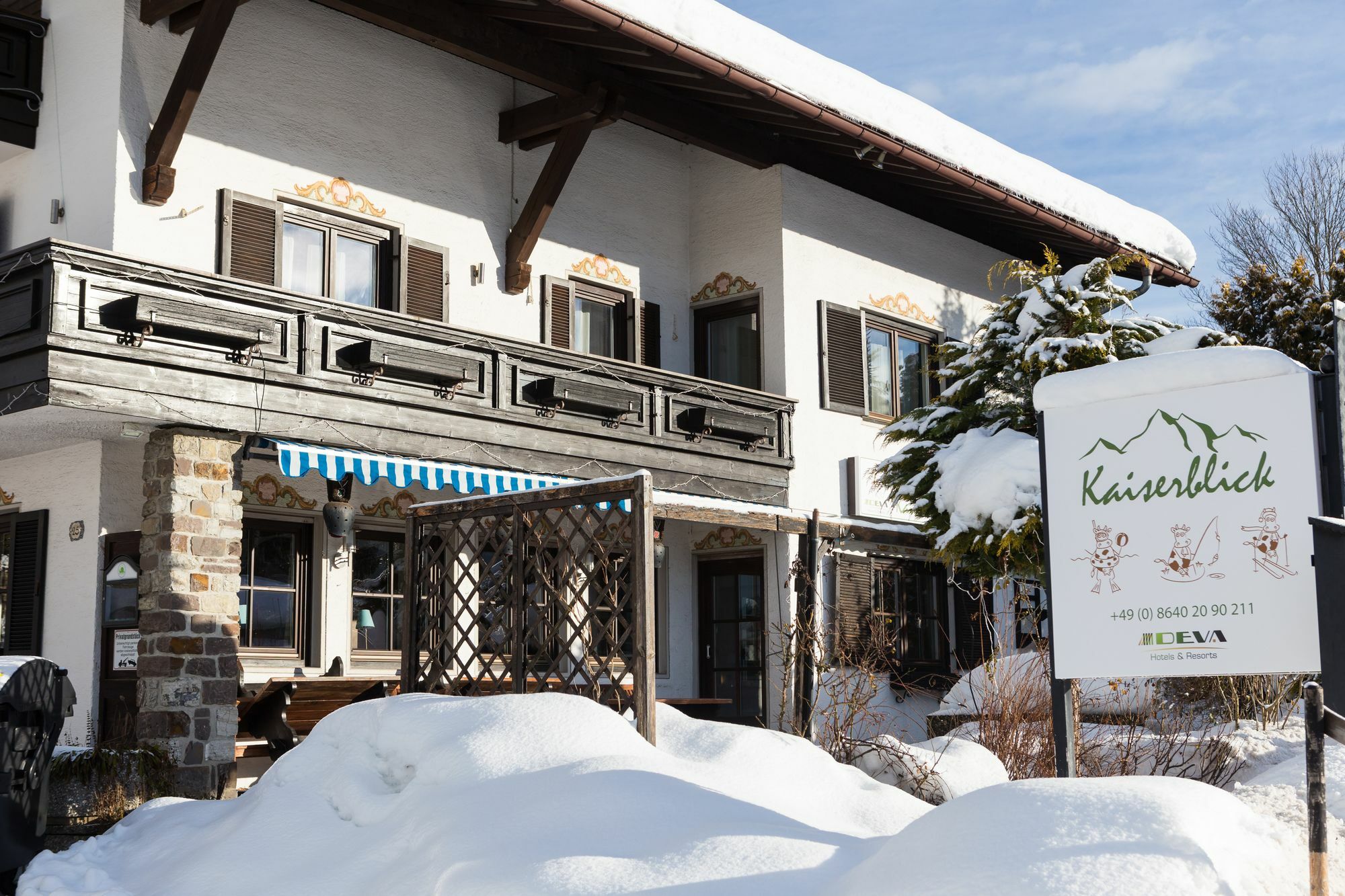 Deva Hotel Kaiserblick Reit im Winkl Eksteriør bilde